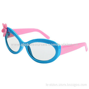 Passive Children's 3D Glasses with Small Size, Design and Made in China